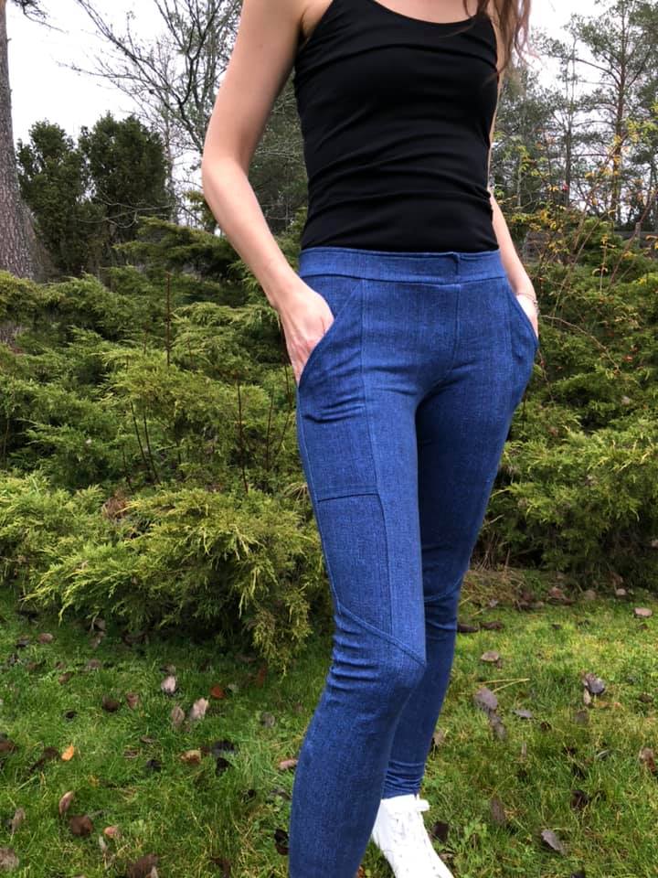 I Rock Jeggings Strl 34-56 PDF-mönster