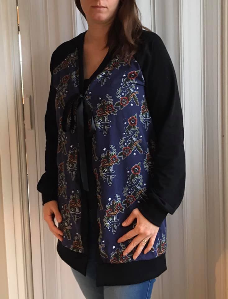 The BaumwULLE Cardigan Strl 34-56 PDF-mönster