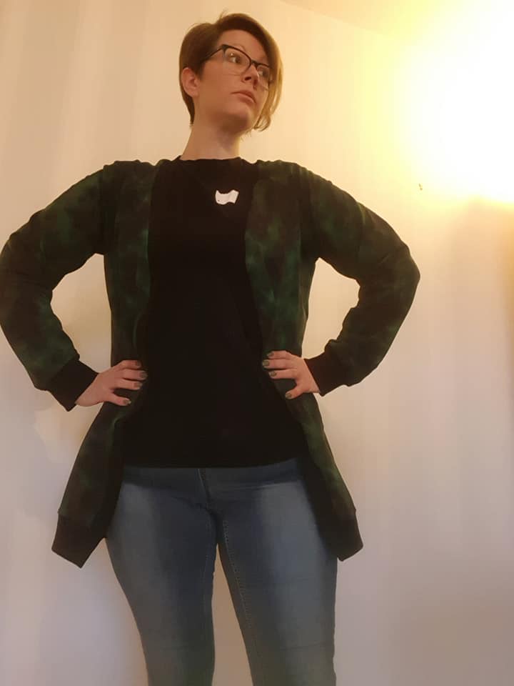 The BaumwULLE Cardigan Strl 34-56 PDF-mönster