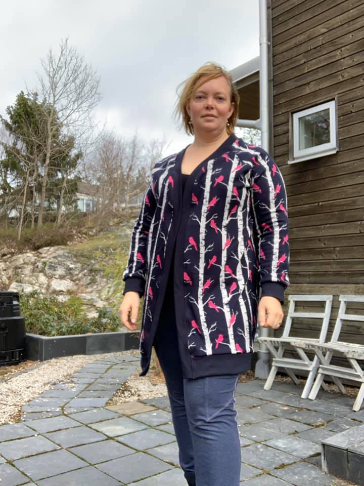 The BaumwULLE Cardigan Strl 34-56 PDF-mönster