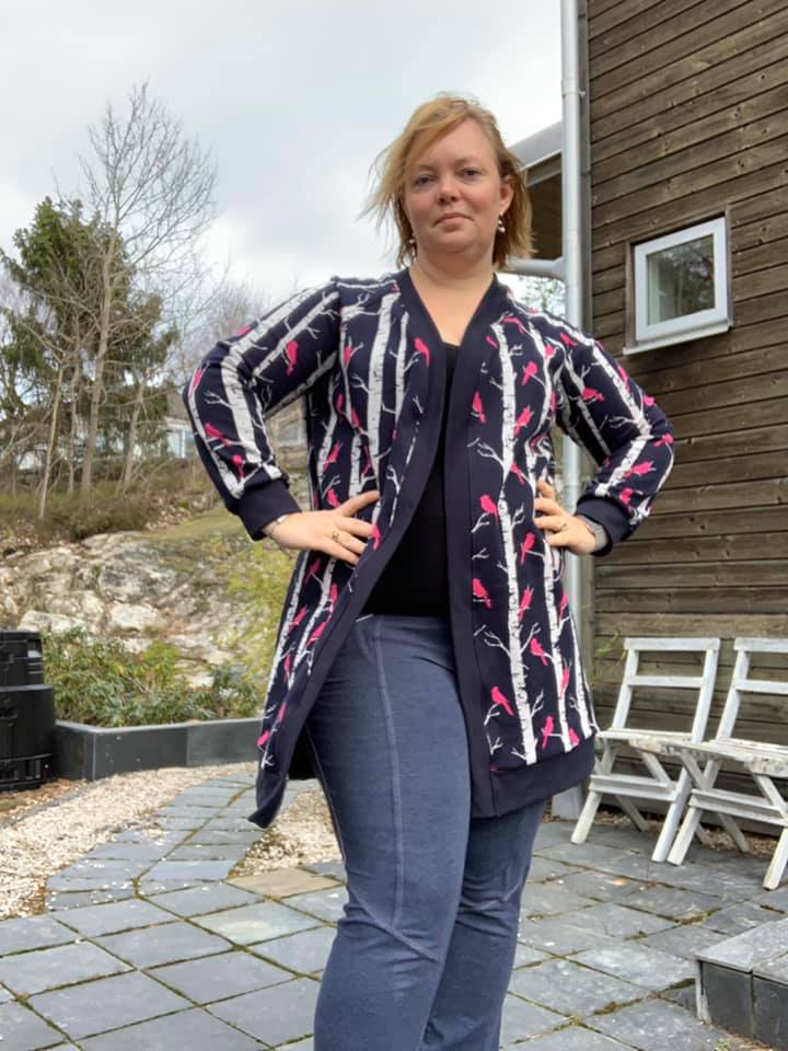 The BaumwULLE Cardigan Strl 34-56 PDF-mönster