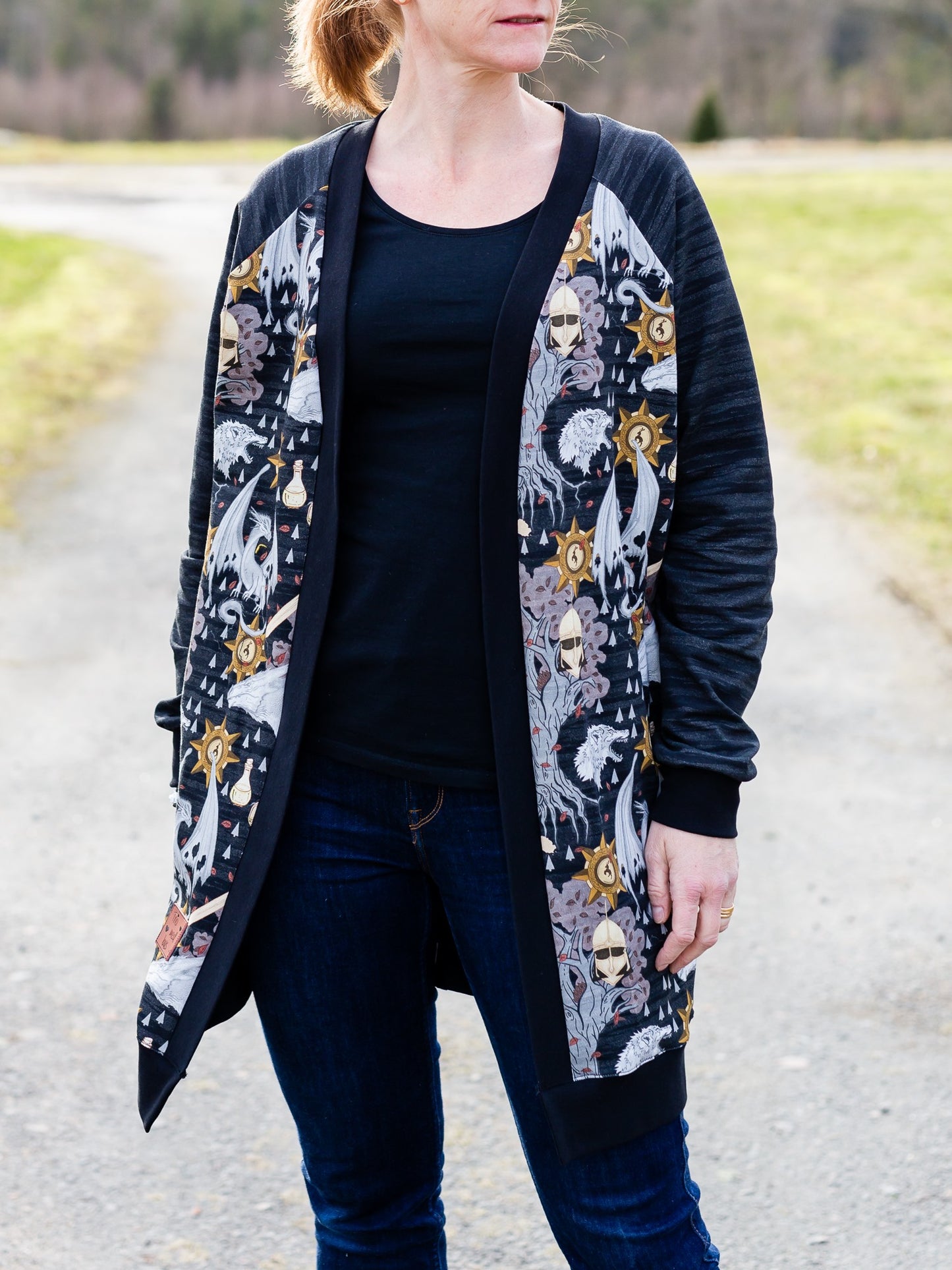 The BaumwULLE Cardigan Strl 34-56 PDF-mönster