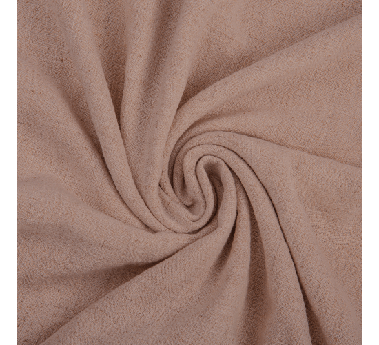 Vävd Linne-Viscose Adobe Rose