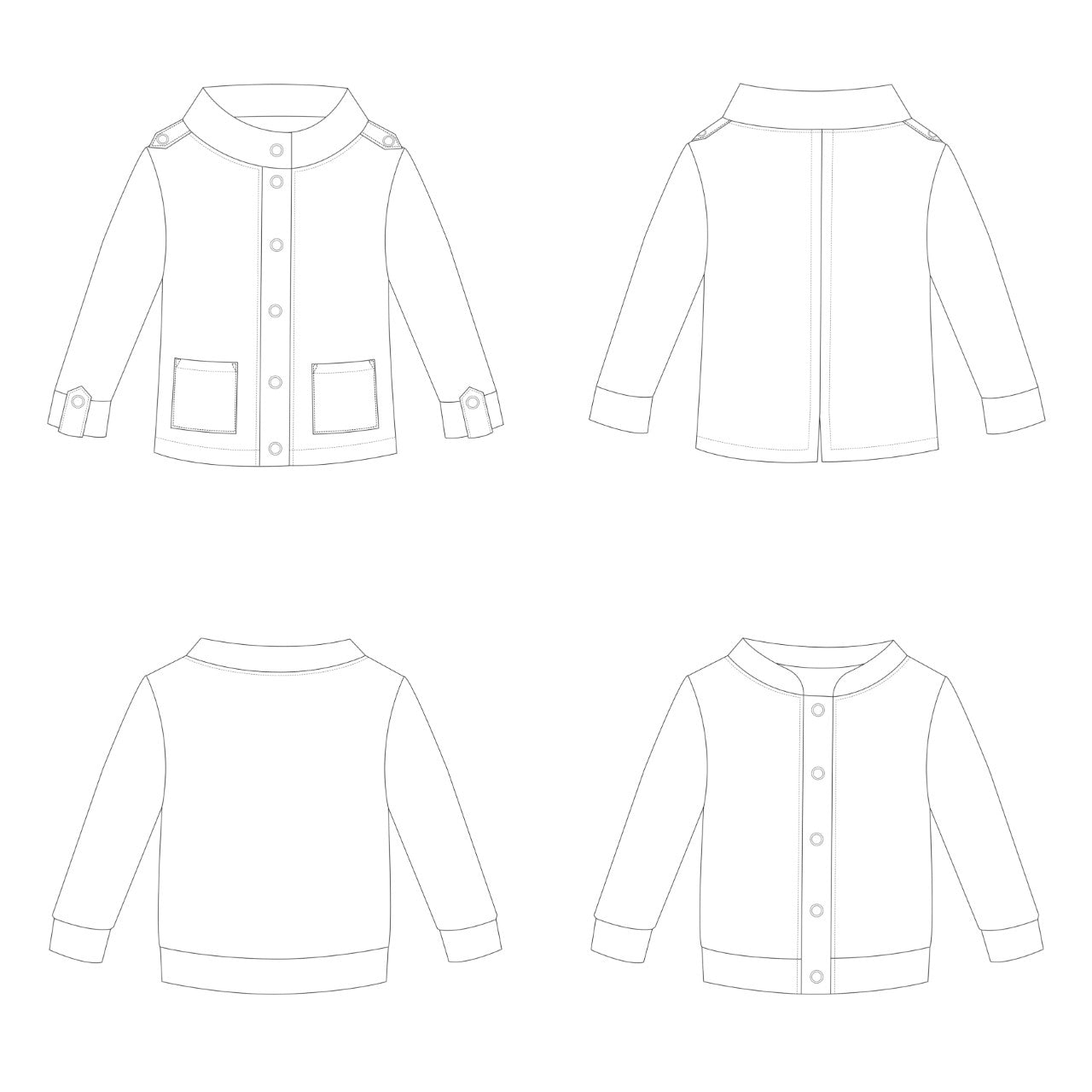 Preppy Pirate Strl 56-170 Pappersmönster