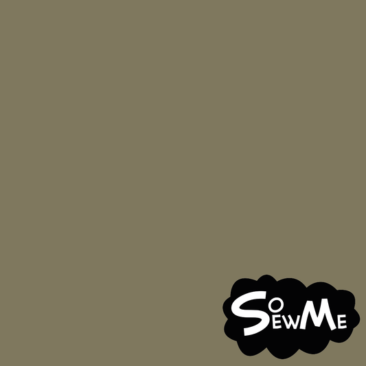 Mudd, rundstickad extra bred, Olive/Army Green