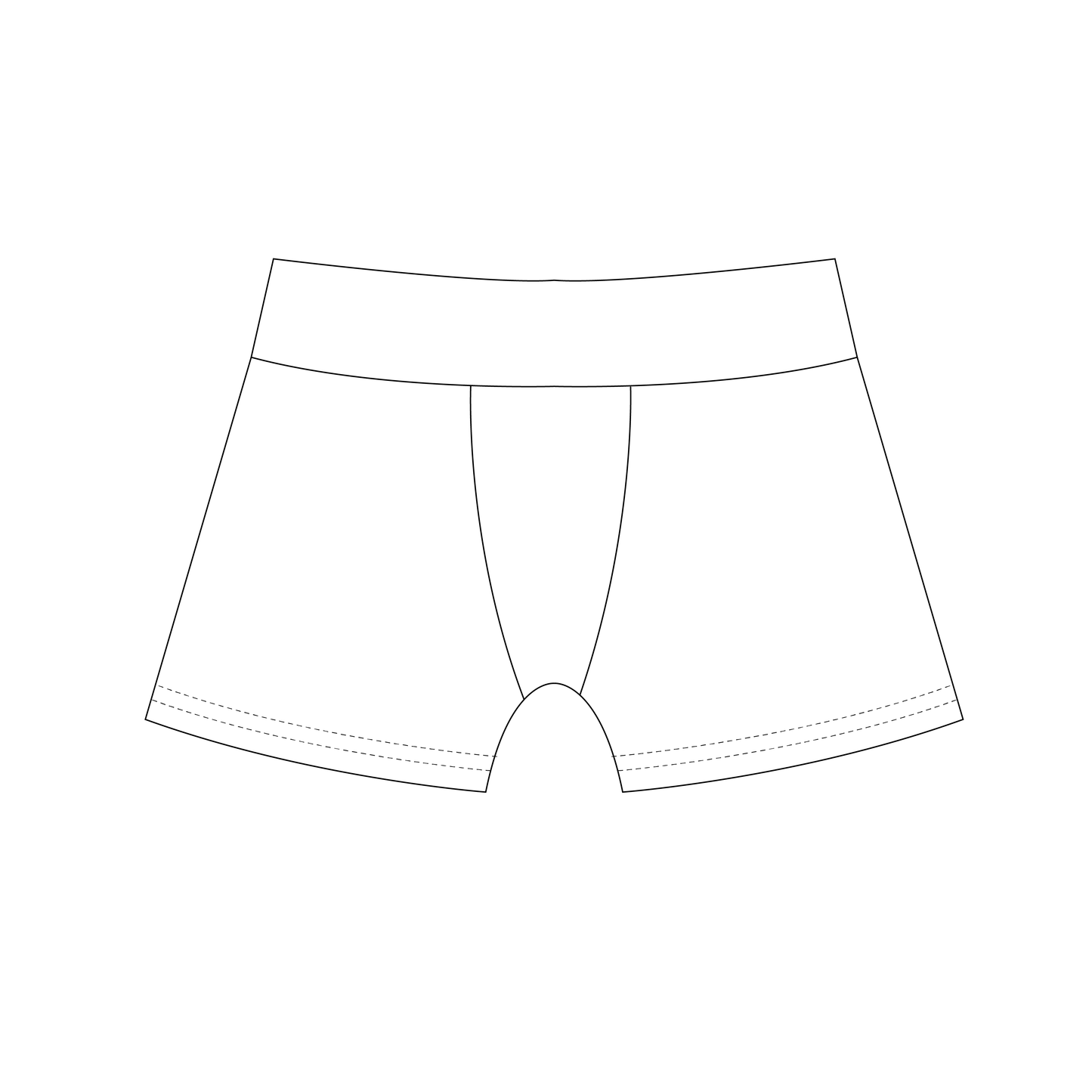 Bandit Boxers Strl 68-164 PDF-mönster