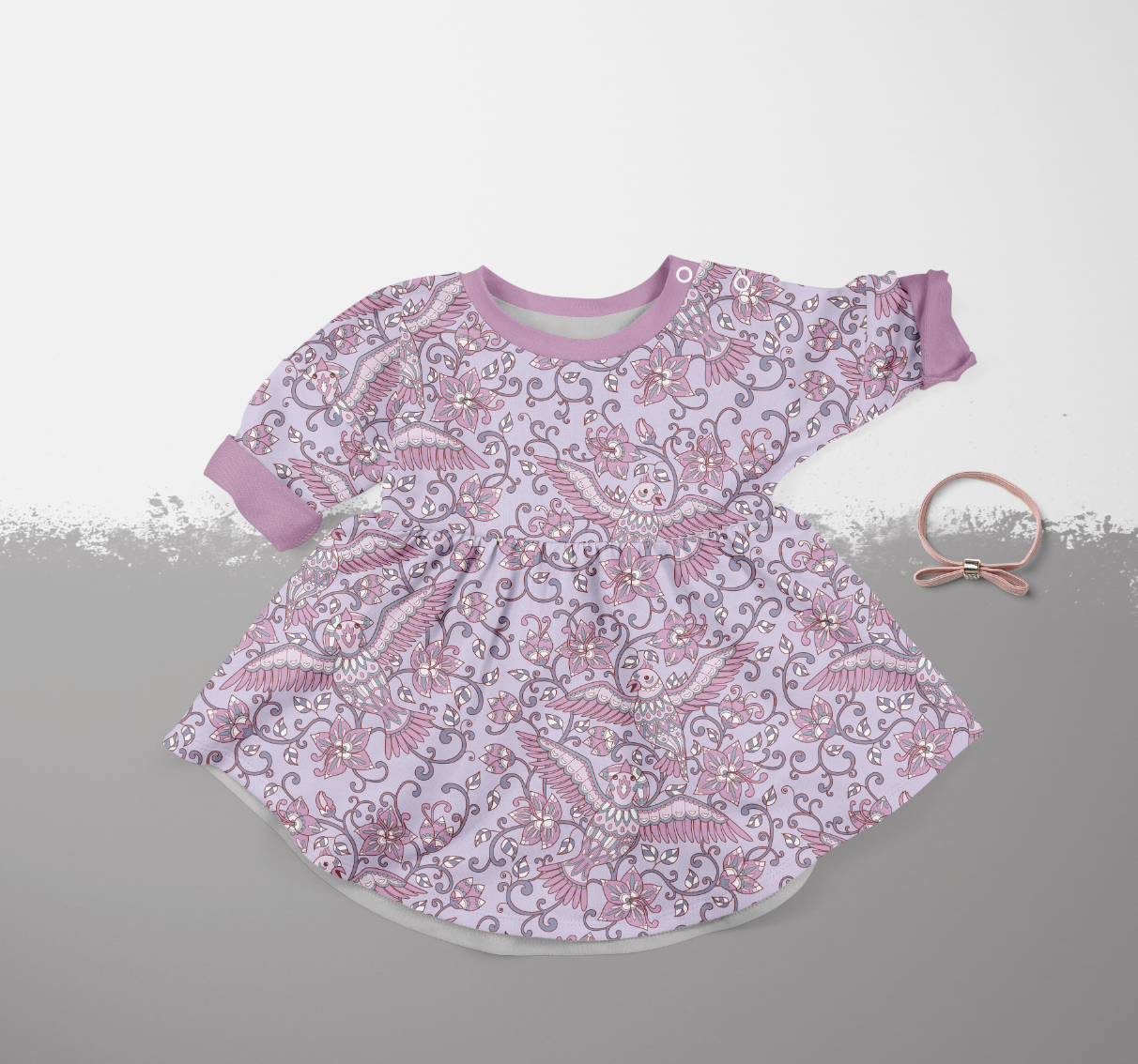 Birds GOTS-Trikå/Jersey