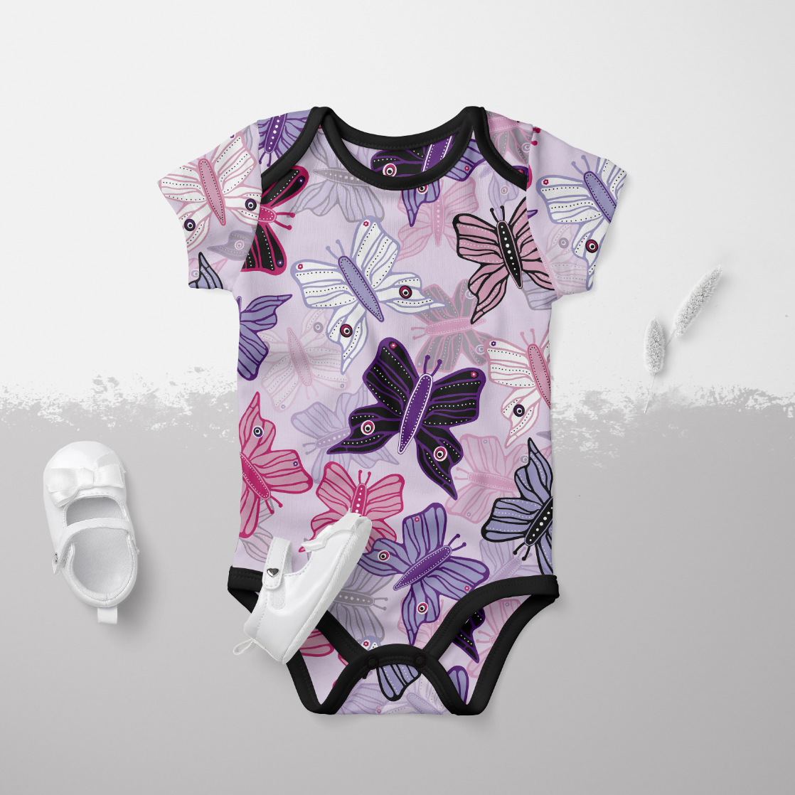 Butterfly Bonanza Pink Trikå/Jersey