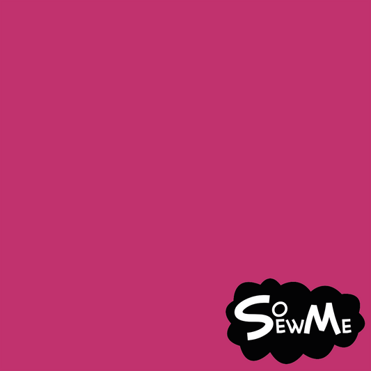 Mudd, rundstickad extra bred, Cerise