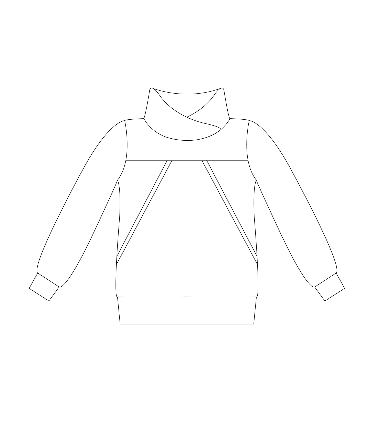 Comfy Collars Strl 62-170 PDF-mönster