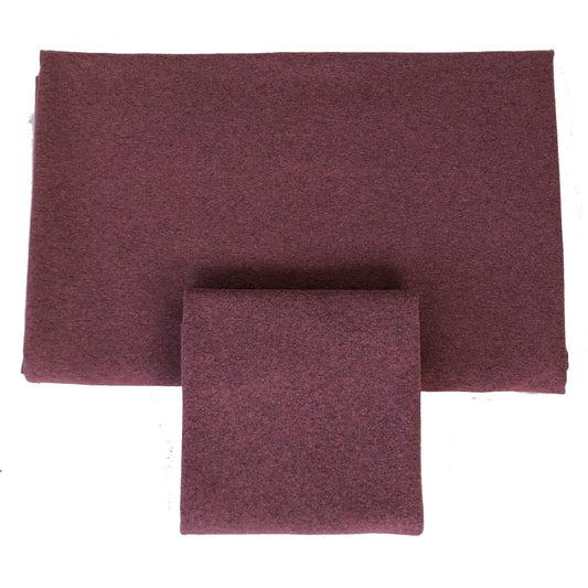 Mudd, rundstickad extra bred, Dark Salmon Melange