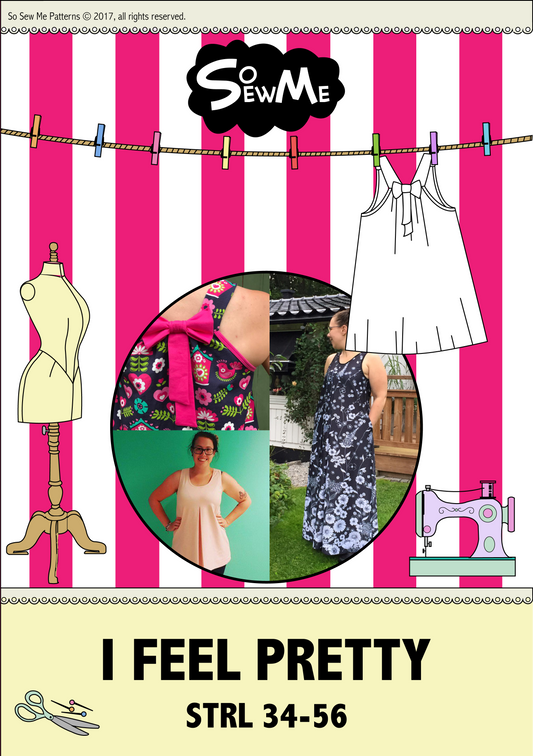 I Feel Pretty Strl 34-56 Pappersmönster
