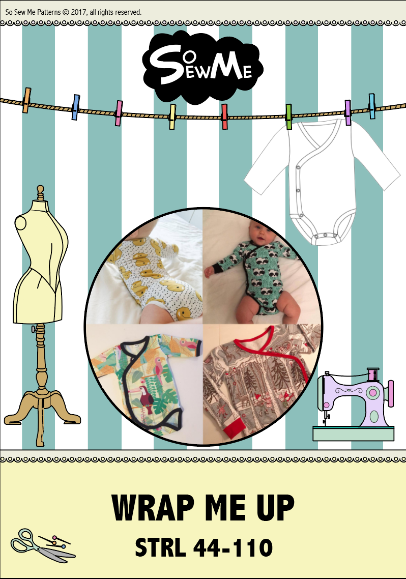 Wrap Me Up Strl 44-110 Pappersmönster