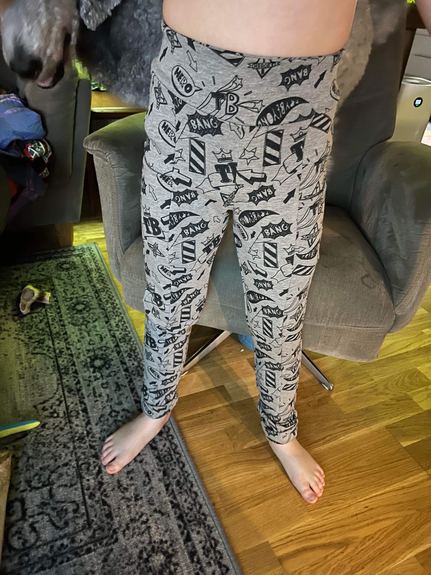 Origami Trousers Youth Strl 86-164 PDF-mönster