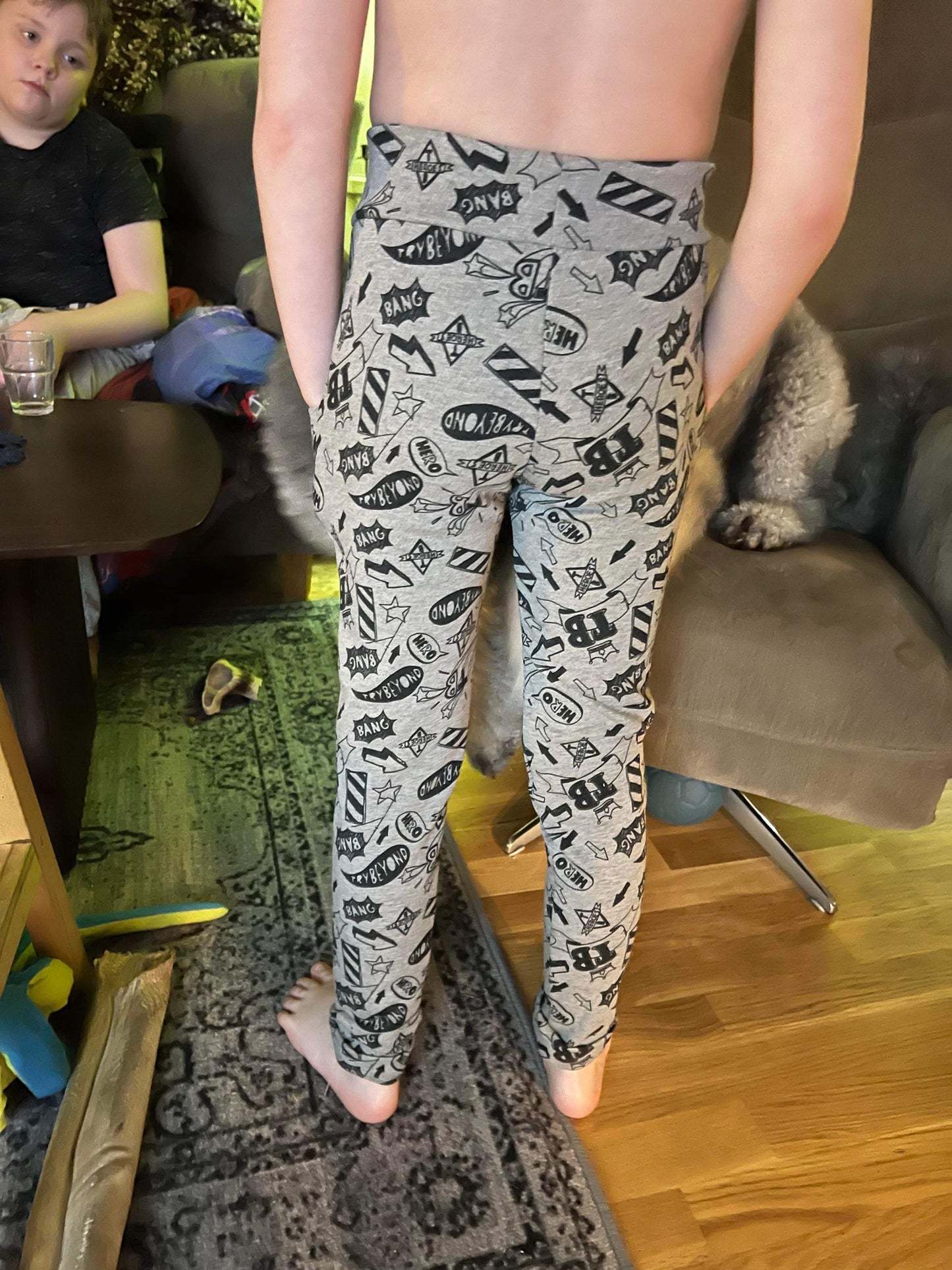 Origami Trousers Youth Strl 86-164 PDF-mönster