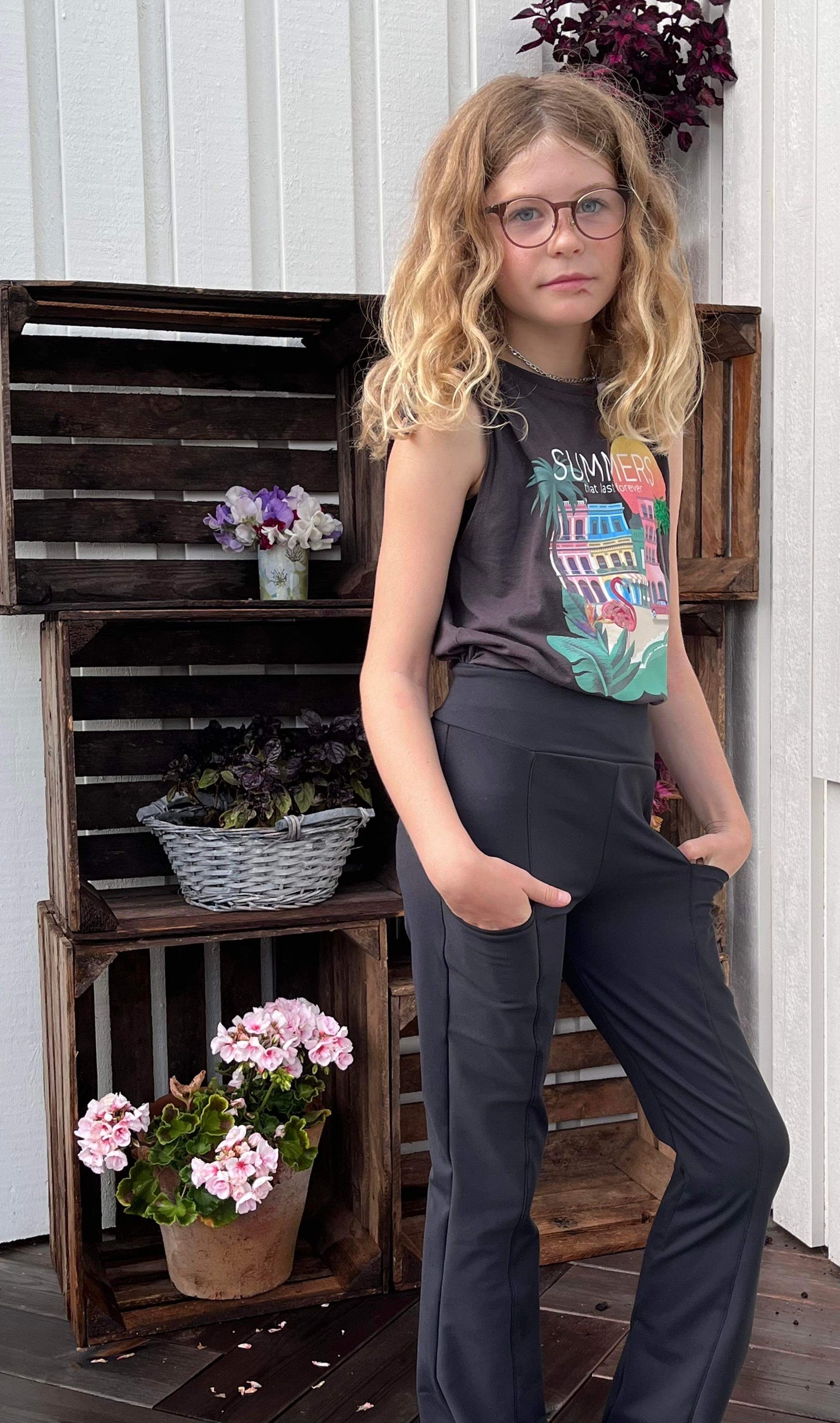 Origami Trousers Youth Strl 86-164 PDF-mönster