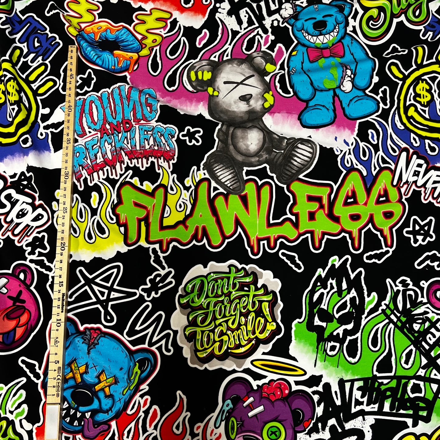 Grafitti Flawless Öglad Jogging/French Terry