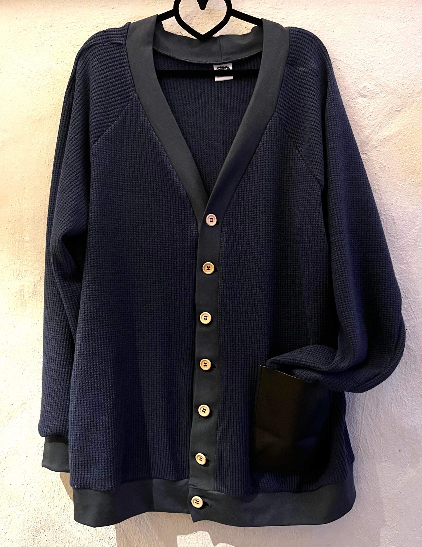 Those BaumwULLE Cardigans Herr Strl 2XS-5XL Pappersmönster