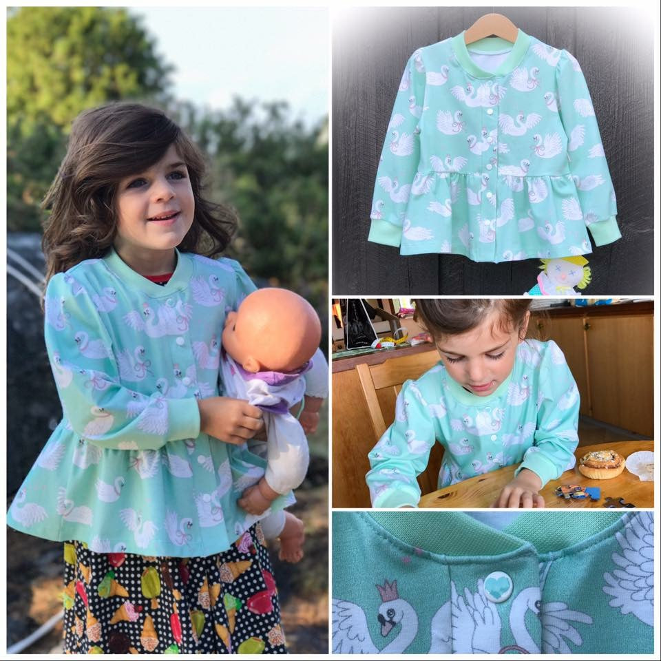 Preppy Princess strl 56-170 PDF-mönster