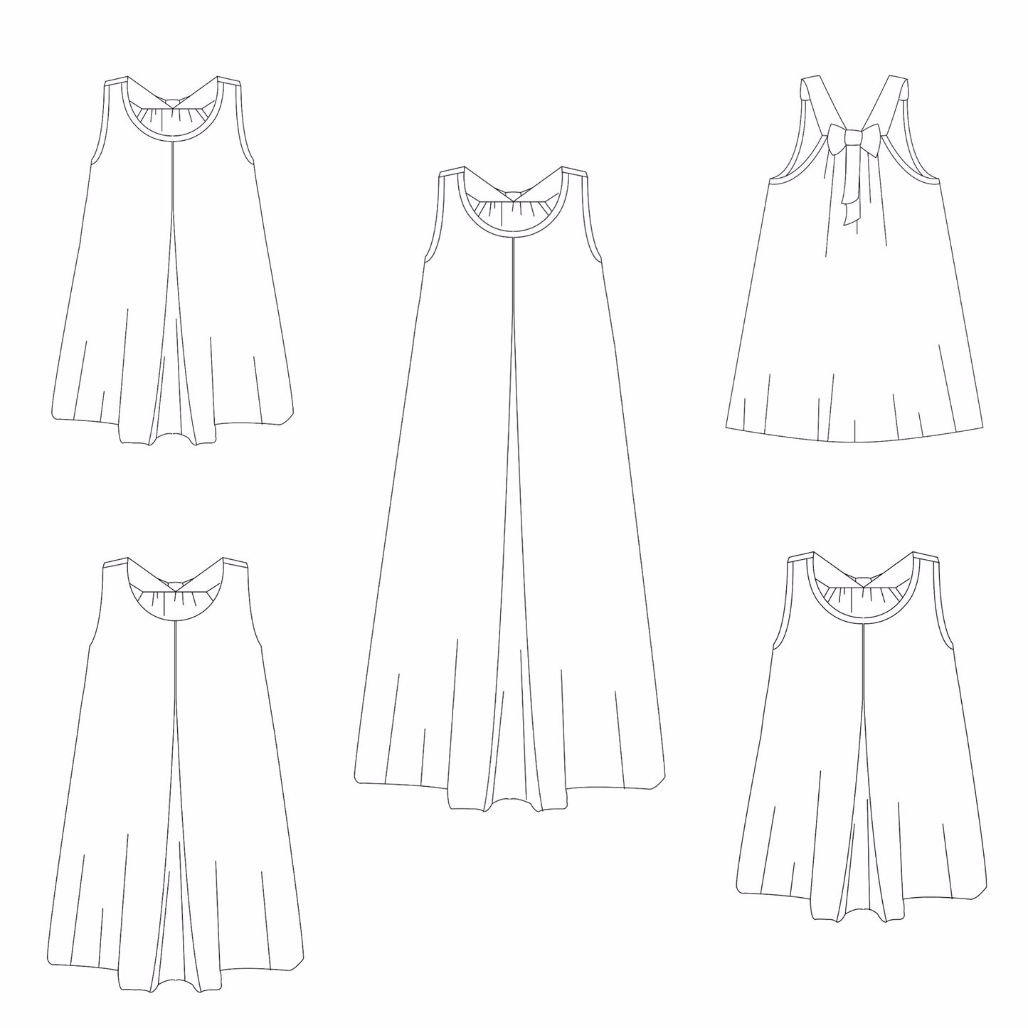 I Feel Pretty Strl 34-56 PDF-mönster