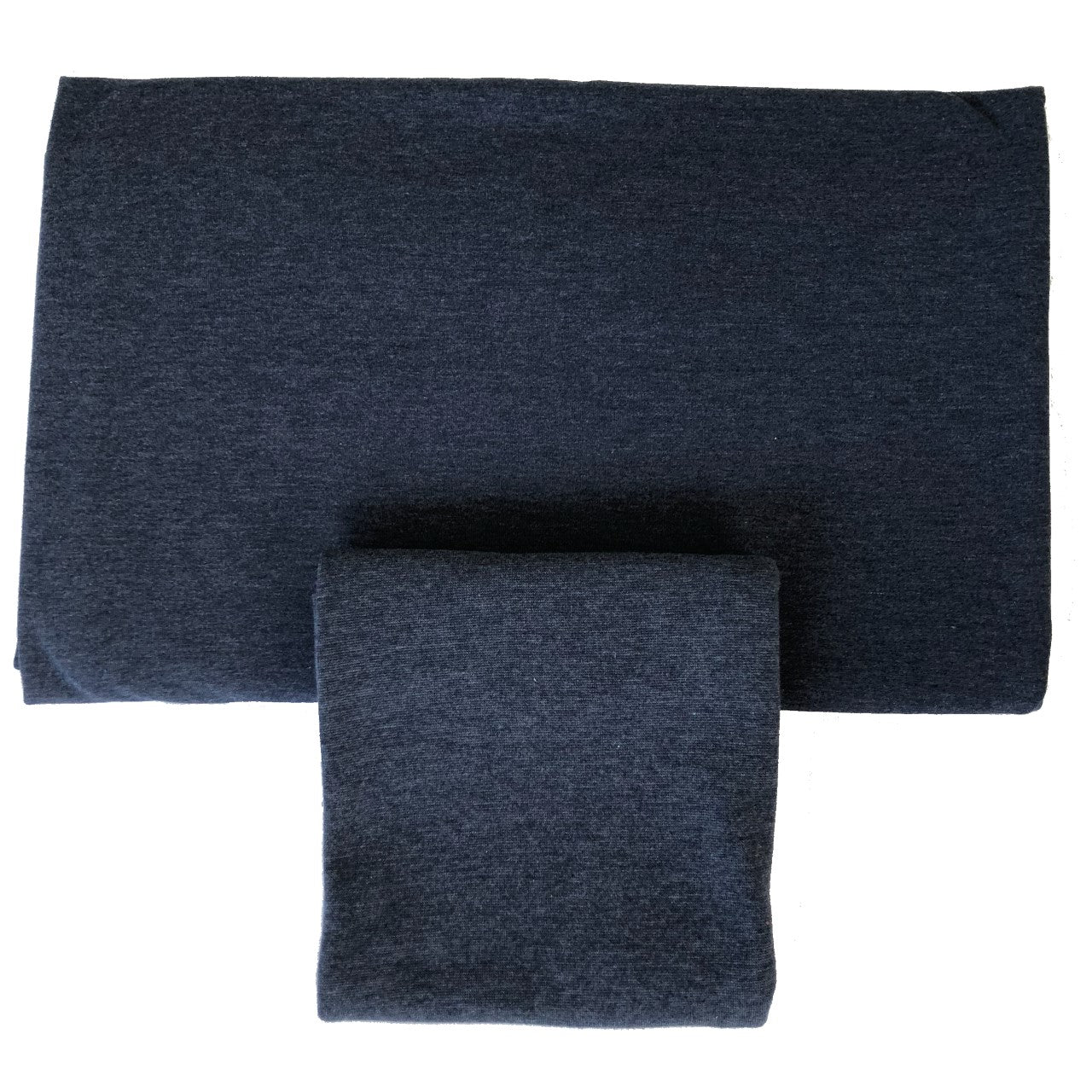 Mudd, rundstickad extra bred, Jeans Melange