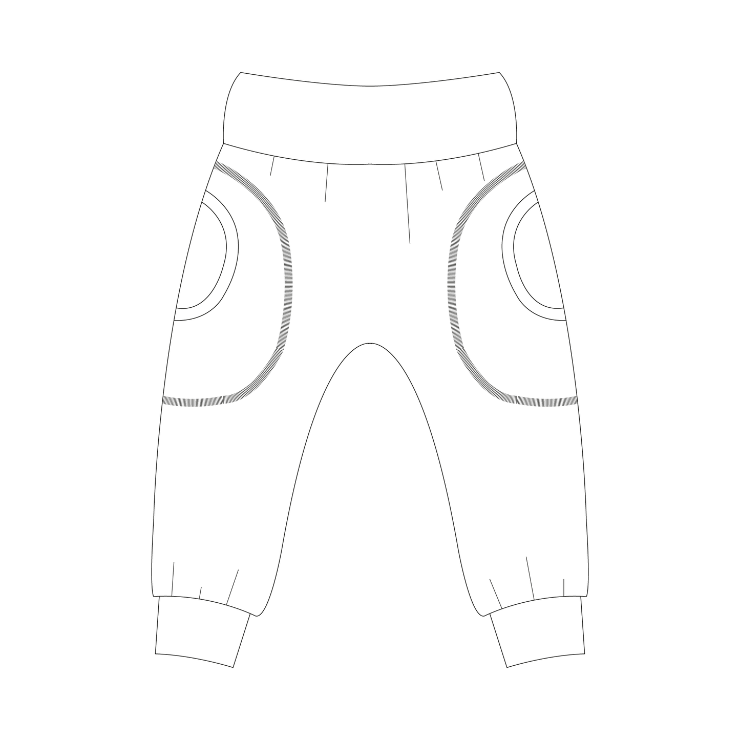 Juggling Joggers Strl 56-140 PDF-mönster