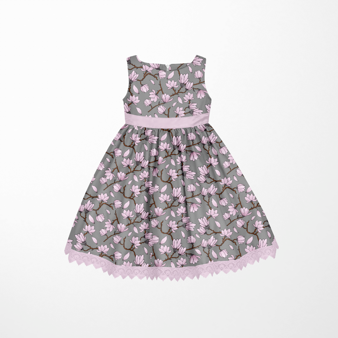 Mini Magnolia Grey GOTS-Trikå/Jersey