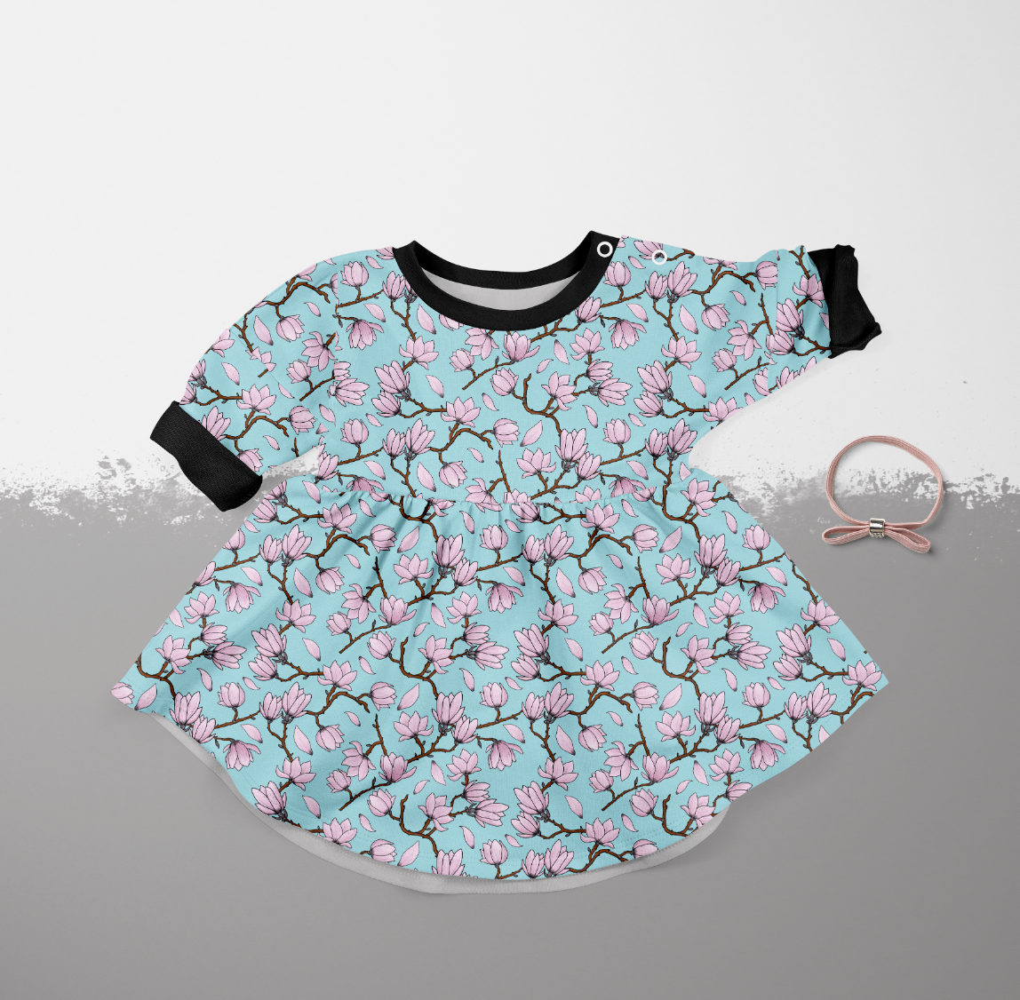 Mini Magnolia Mint GOTS-Trikå/Jersey