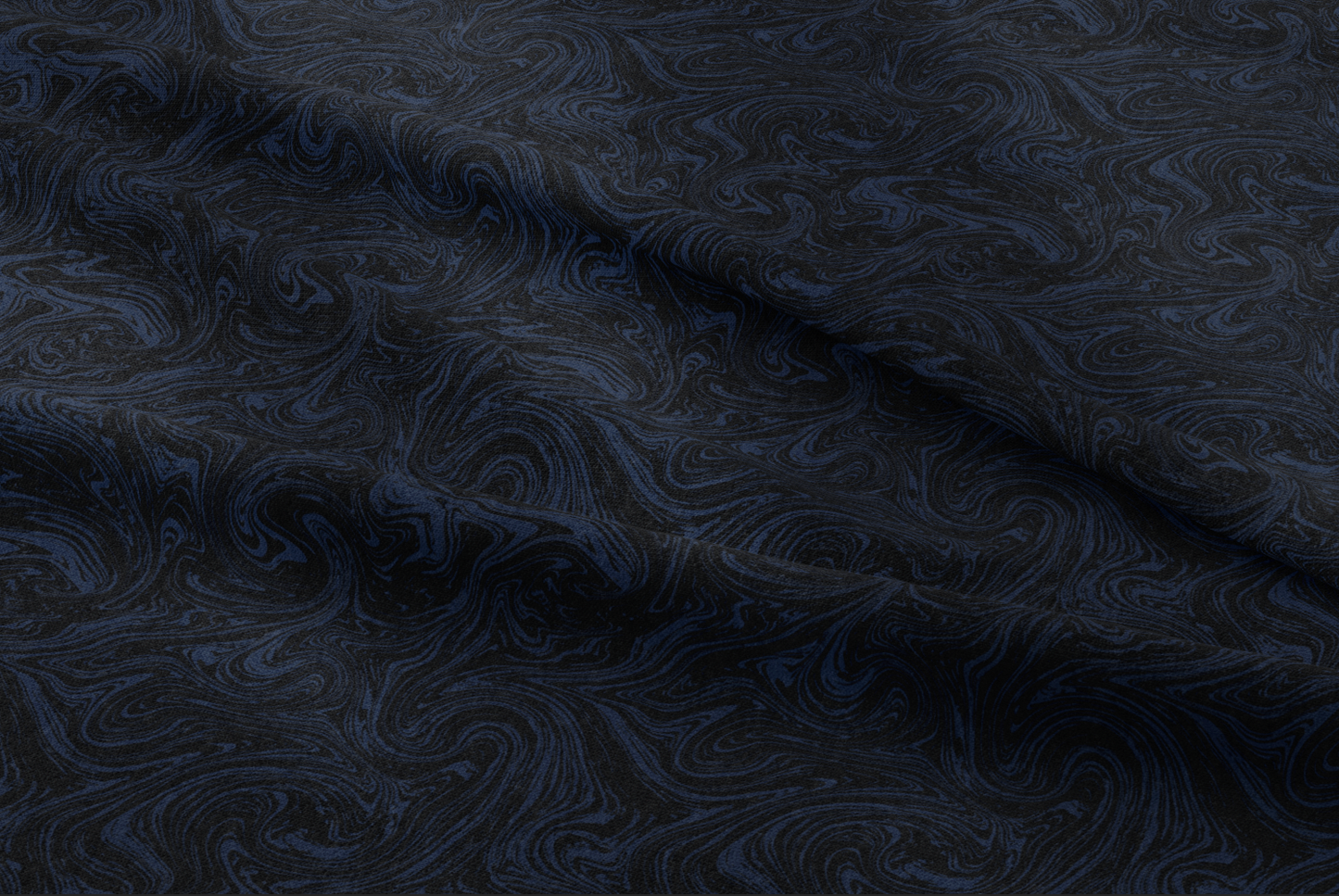 Liquid Marble Marine Blue Trikå/Jersey