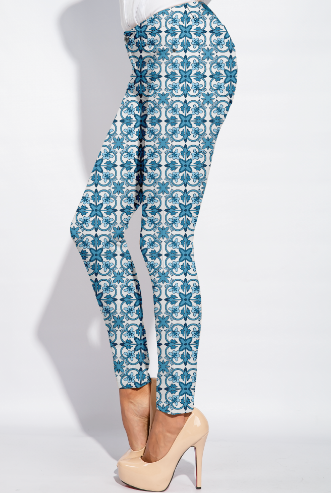 Marrakesh Blue GOTS-Trikå/Jersey