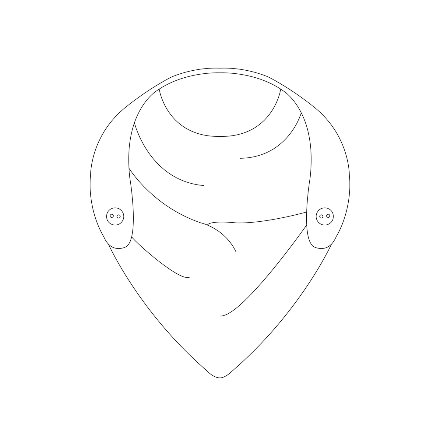 Plus Plus Hat & Scarf strl Prematur-Herr Pappersmönster