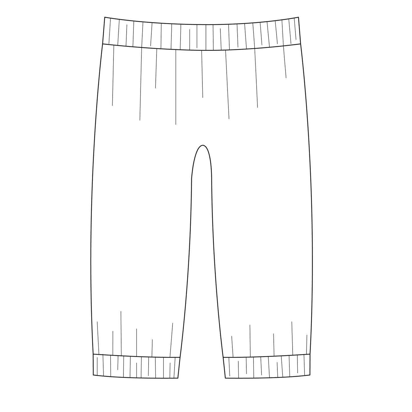 Ruffle Pants Strl 56-152 Pappersmönster