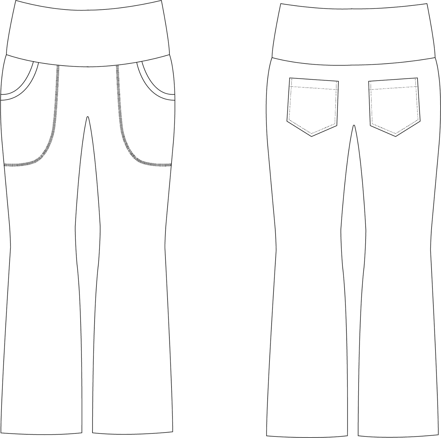 Shake a Leg Strl 34-56 Pappersmönster