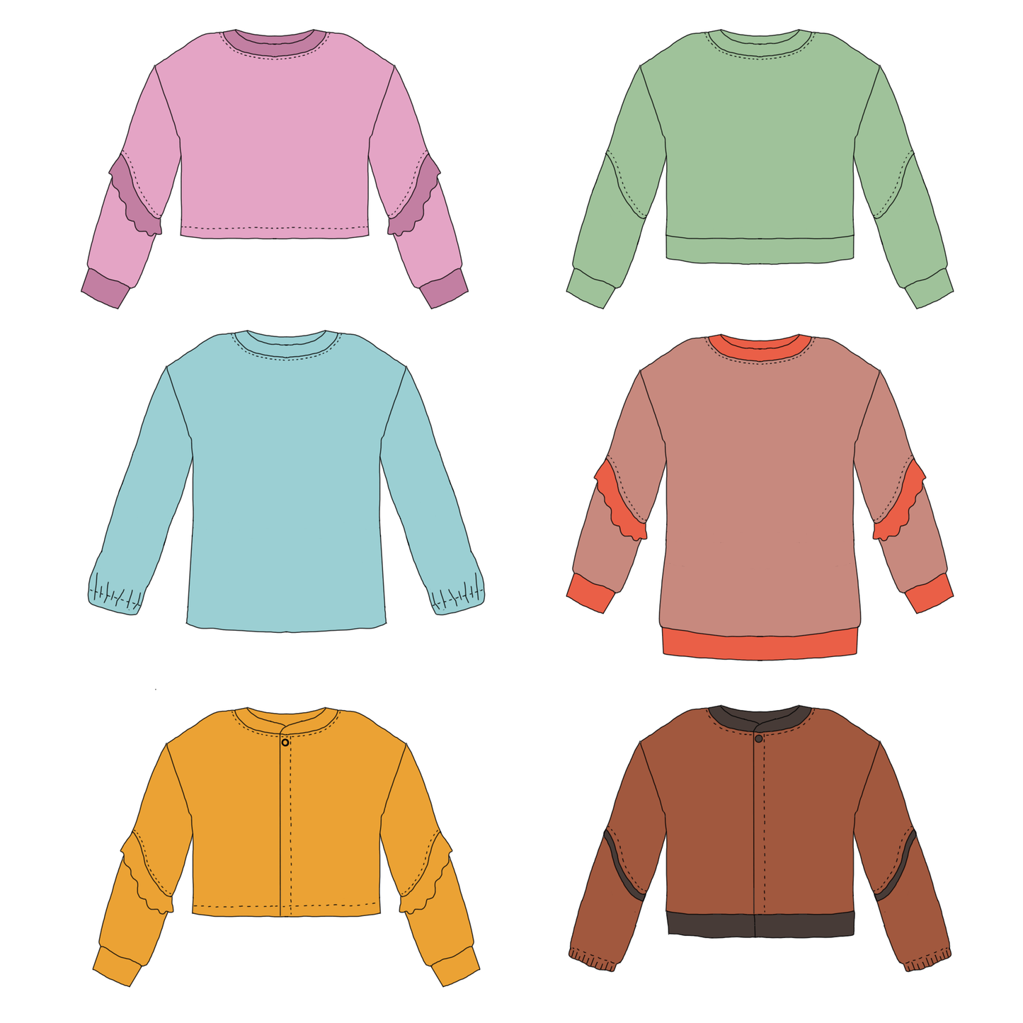 Midlife Crisis Strl 34-56 PDF-mönster