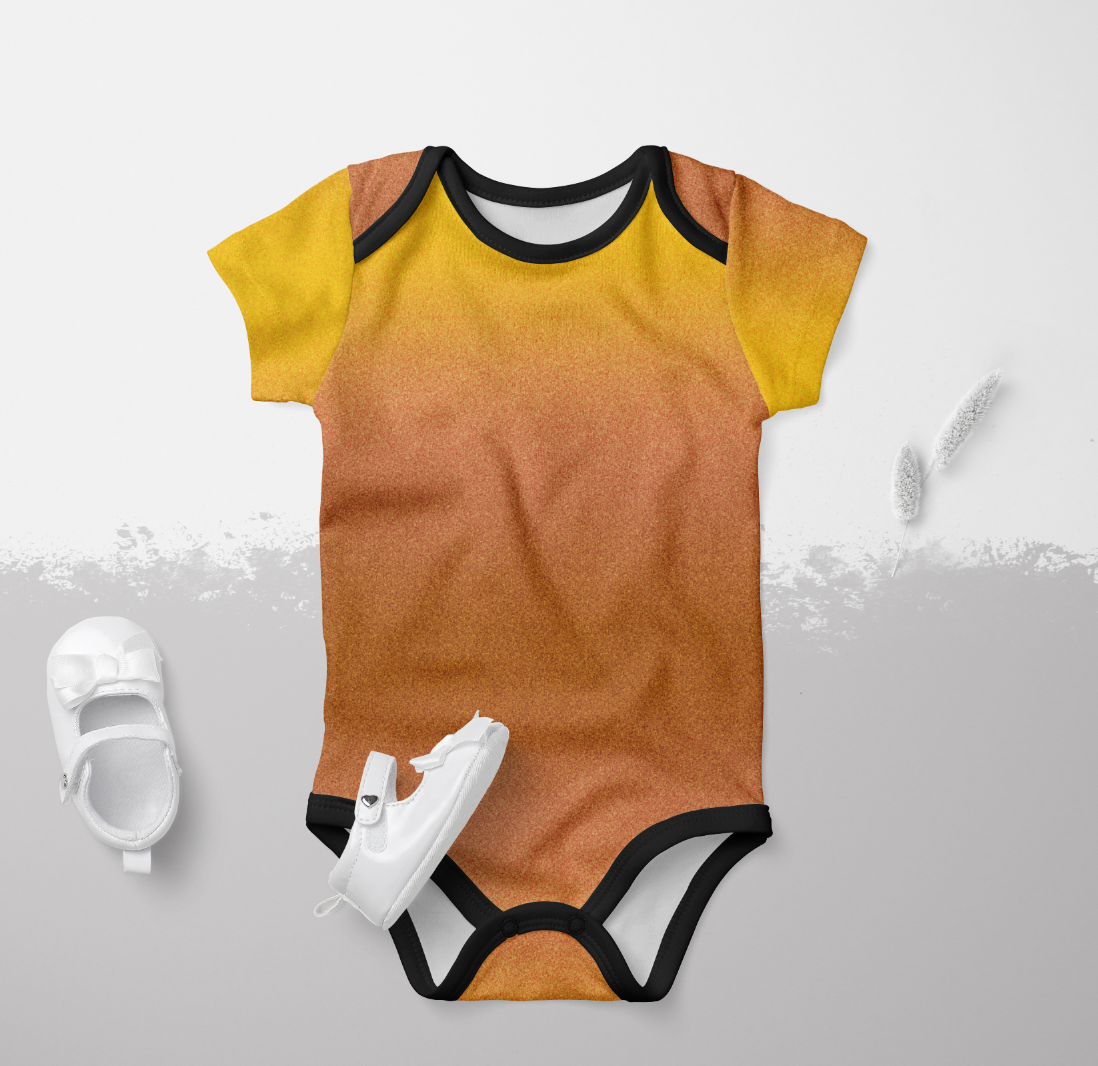 Ombre Bronze/Gold GOTS-Jogging, öglad