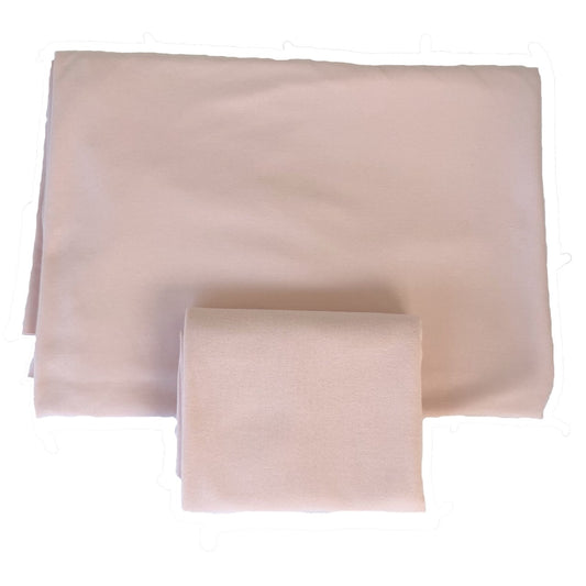 Mudd, rundstickad extra bred, Pale Dusty Pink