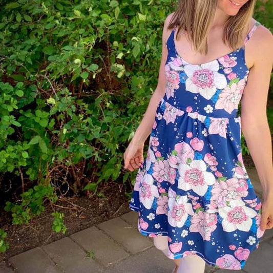 Riviera Rumble Dress Strl 34-56 PDF-mönster