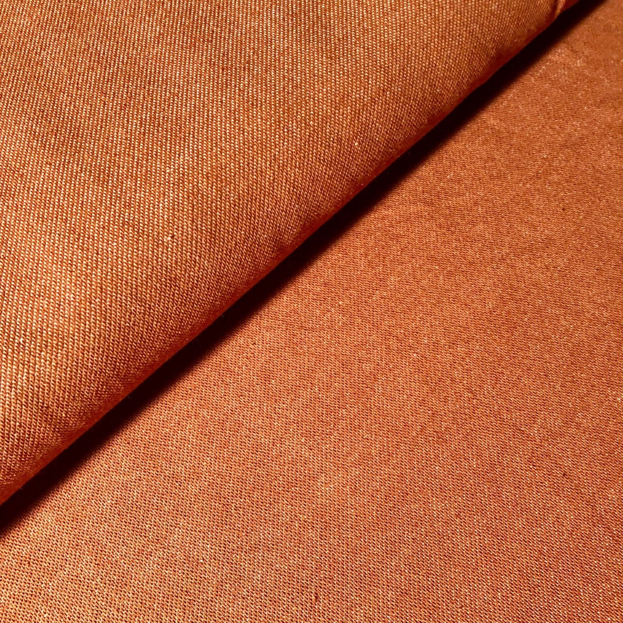 Ekologisk Denim-jersey Rust