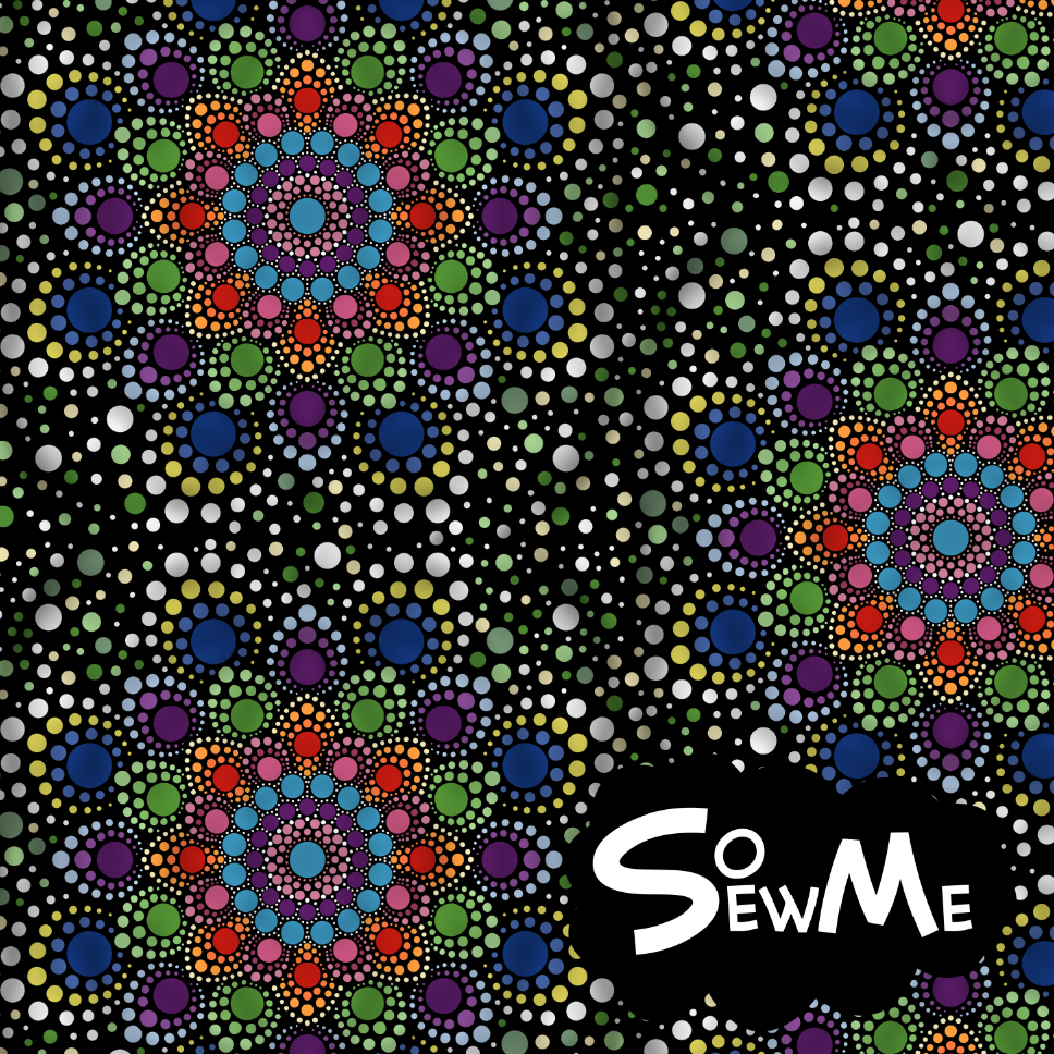 Pearl Mandala Big GOTS-Trikå/Jersey