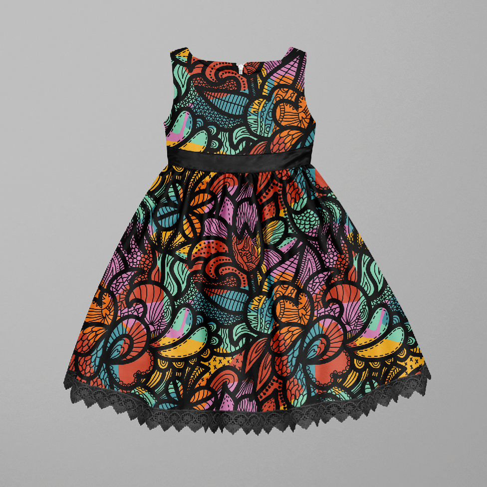 Wine Doodle GOTS-Trikå/Jersey