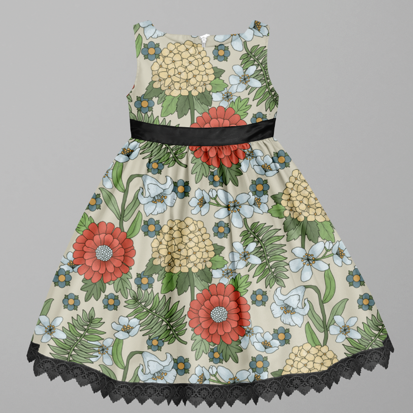 Minna Large Beige GOTS-Trikå/Jersey 2:a handssortering!