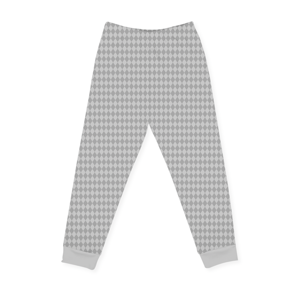 Mini Harlequin Spring Grey GOTS-Trikå/Jersey