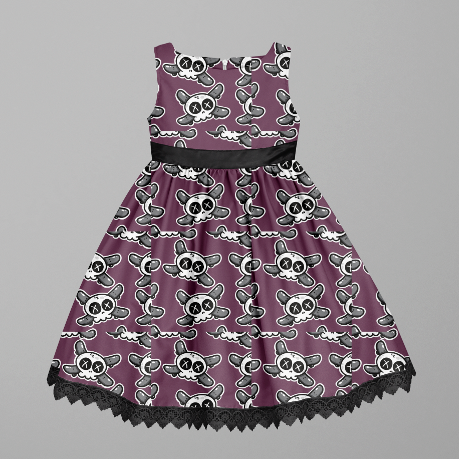 Skate Plum Red GOTS-Trikå/Jersey