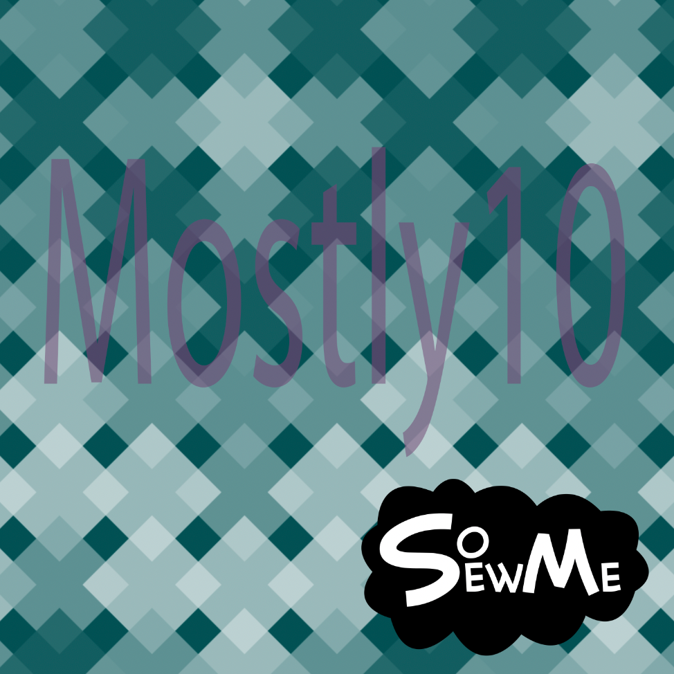 Mostly10 Chevron Teal GOTS-Trikå/Jersey