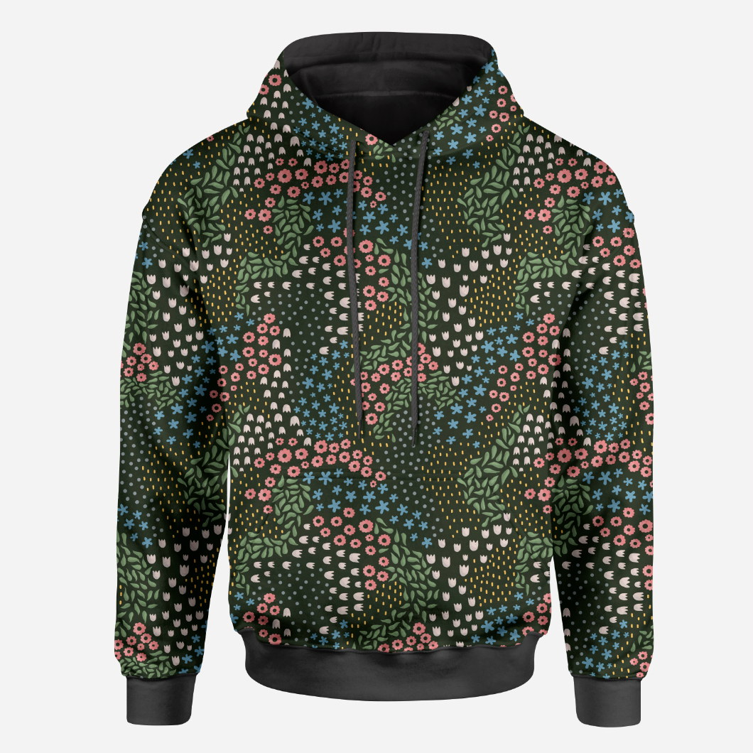 Versatile Flowers Light GOTS-Trikå/Jersey