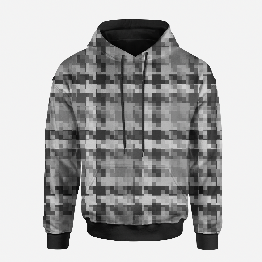 Mono Checks GOTS-Jogging/French Terry