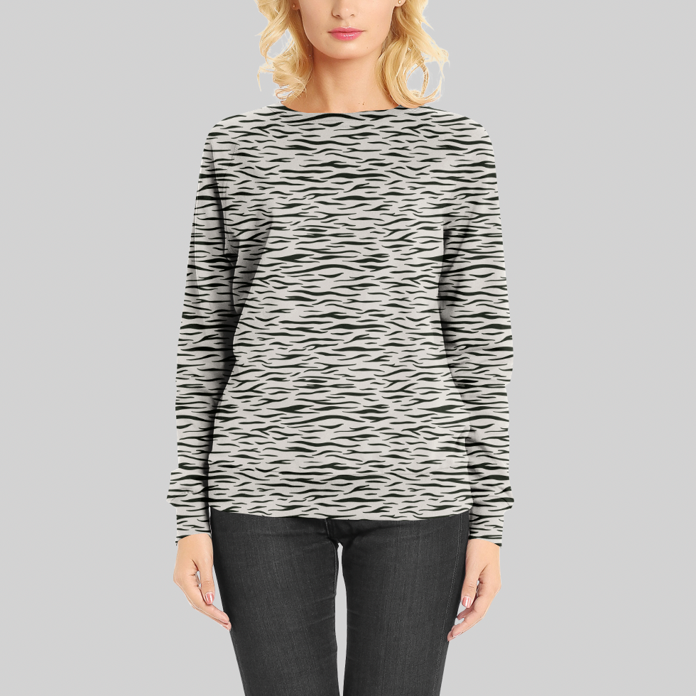 Mini Zebra Creme GOTS-Trikå/Jersey