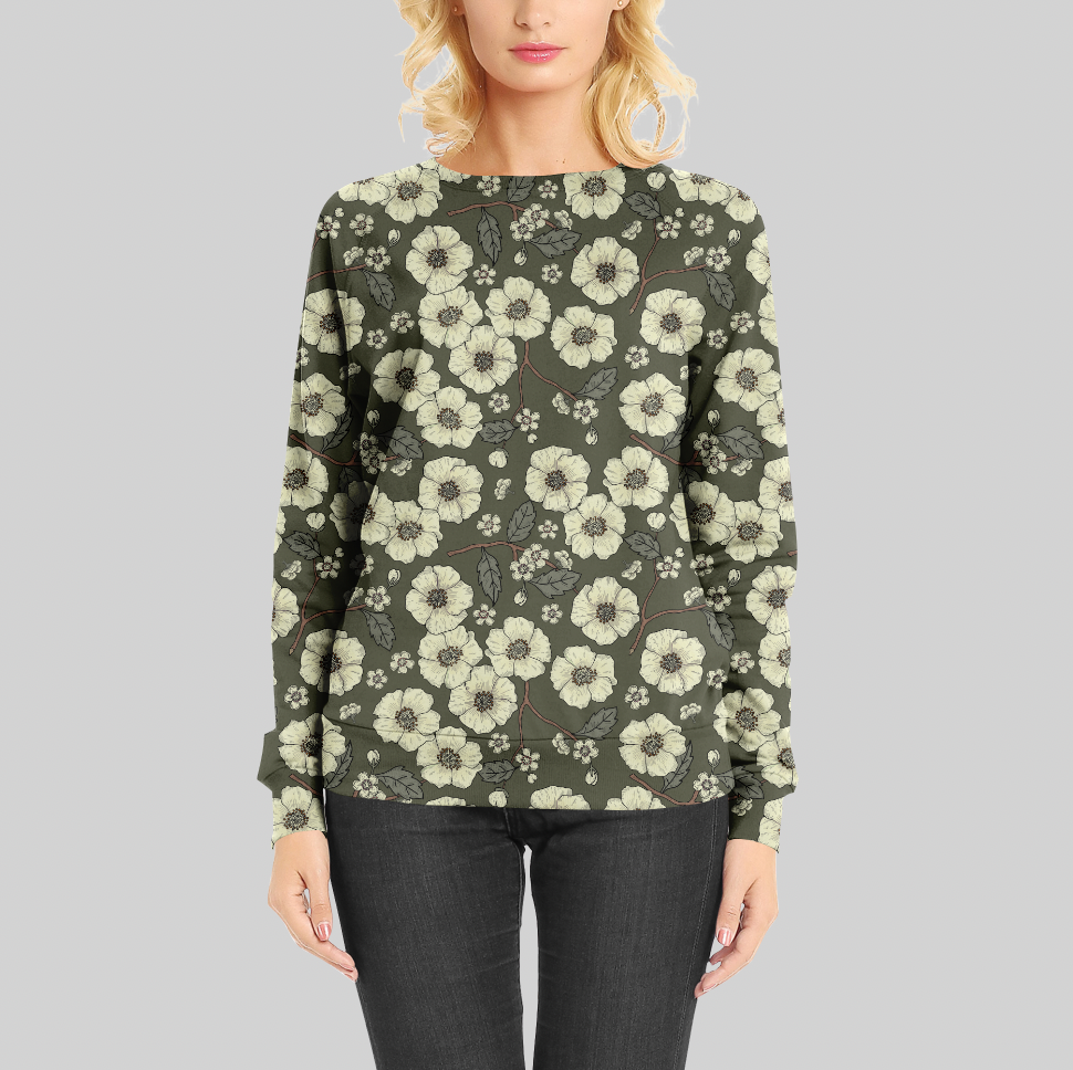 FALLing in Love Green GOTS-Jogging/French Terry