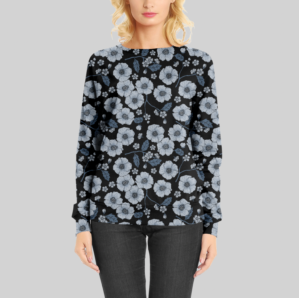 FALLing in Love Black/Blue GOTS-Trikå/Jersey