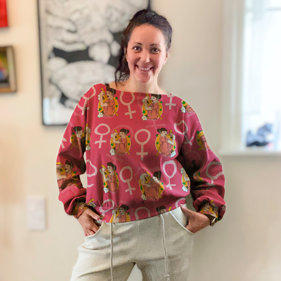 Strong Woman Pink Sport/Bad Lycra